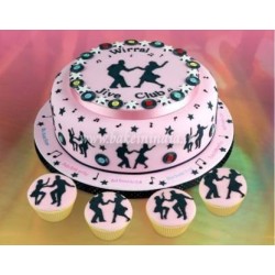 Dancing Couple Silhouette Cookie/Fondant/Gumpaste Cutter Set Dancing Couple Silhouette Cookie/Fondant/Gumpaste Cutter Set