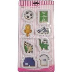 Football Shoes Shirt Trophy Ground Cookies/ Fondant Cake Decorating Cutter Football Shoes Shirt Trophy Ground Cookies/ Fondant Cake Decorating Cutter