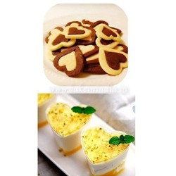 Heart Plastic Shaped Cookie Cutter Multicolor for Fondant Cake & Biscuit (5 Piece Set) Heart Plastic Shaped Cookie Cutter Multicolor for Fondant Cake & Biscuit (5 Piece Set)