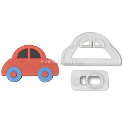 Plastic Car Theme Fondant Cookie Biscuit Cutter Mould Plastic Car Theme Fondant Cookie Biscuit Cutter Mould