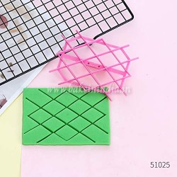 Diamond Shape Fondant Cake Mould Embosser Embossing Cutter Mold Stamp Tool Diamond Shape Fondant Cake Mould Embosser Embossing Cutter Mold Stamp Tool