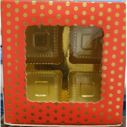 chocolate box polka dot 4 cavity