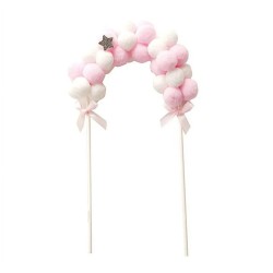 pom pom cake topper 