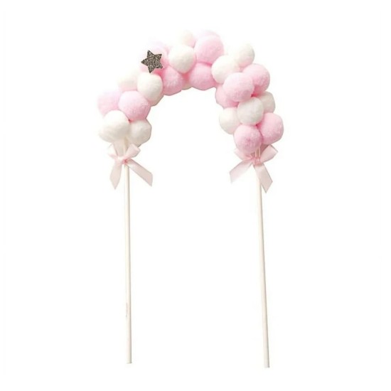 pom pom cake topper pom pom cake topper