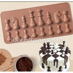 3D Chess Chocolate Silicon Candy Mould