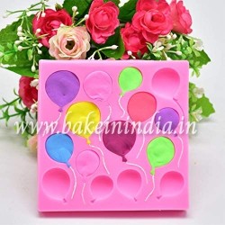 Balloons Shape – Silicone Fondant Mould.