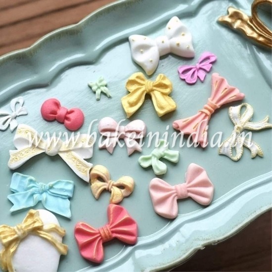 Bow Knot Silicone Molds for Cake Decorating