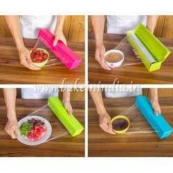 Cling Wrap Food Wrapping Paper - 10 Meters Food Grade, Microwave Safe, Unprinted Paper, Coreless Roll Inside