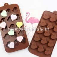 Chocolate Heart Swirl Silicone Chocolate Candy Mould