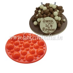 Silicon Bubble Chocolate Mould, Chocolate Decorating Mould (Random Color)
