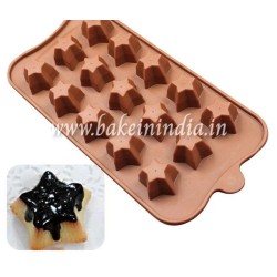 Star Shape Chocolate Silicon Mould 