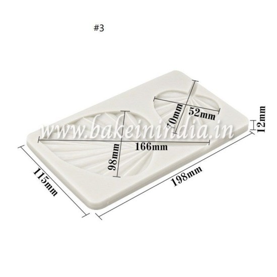 Palm Leaf Shape Mould Chocolate Mould for Making Cake Topper