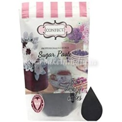 Confect Black Sugarpaste 1 Kg Confect Black Sugarpaste 1 Kg