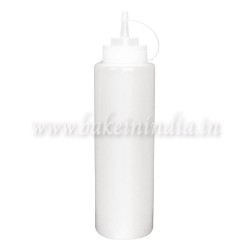 Plastic Squirt / Squeeze Bottles with Cap for Sauce, Mustard, Mayo - White 230ml Plastic Squirt / Squeeze Bottles with Cap for Sauce, Mustard, Mayo - White 230ml