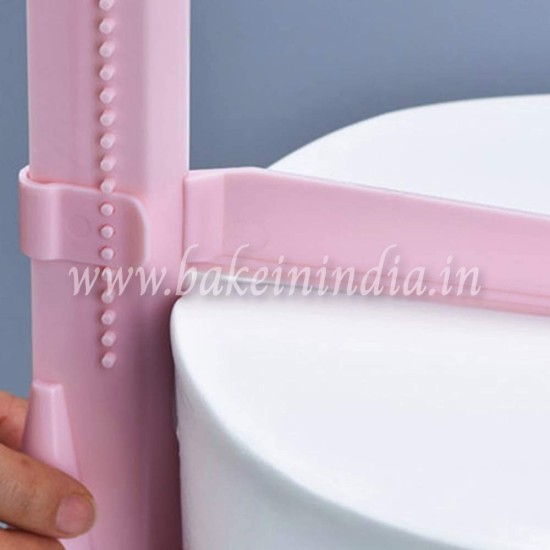Adjustable Fondant Cake Scraper Icing Piping Cream Spatula Edges Smoother Baking Tool