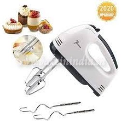 Powerful 260 Watt Power, Variable 7 Speed Control Electric Beater for Whipping Cream Cake Hand Mixer Egg Beater Easy Mix (White) Powerful 260 Watt Power, Variable 7 Speed Control Electric Beater for Whipping Cream Cake Hand Mixer Egg Beater Easy Mix (White)