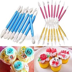 8 with 16 Different Shapes Exclusive Modeling Set for Fondant Gum Paste Sugar Craft( Random color) 8 with 16 Different Shapes Exclusive Modeling Set for Fondant Gum Paste Sugar Craft( Random color)