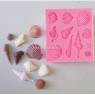 Seashell Silicone Mould for DIY Resin, Clay, Fondant Cake and Craft