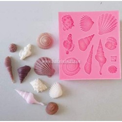 Seashell Silicone Mould for DIY Resin, Clay, Fondant Cake and Craft