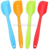 Full Silicon Heat Resistant Spatula for Baking/Cooking (1Pc Random Colour) 28 cm height