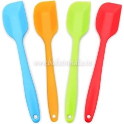 Full Silicon Heat Resistant Spatula for Baking/Cooking (1Pc Random Colour) 28 cm height Full Silicon Heat Resistant Spatula for Baking/Cooking (1Pc Random Colour) 28 cm height