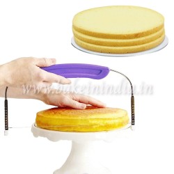 Adjustable Cake Slicer Cutter and Leveler with Unbreakable Stainless Steel Adjustable Cake Slicer Cutter and Leveler with Unbreakable Stainless Steel