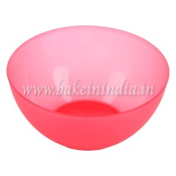 Plastic Solid Mixing Bowl, 1 Piece, Random colour, 18.5 cm Diameter