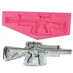 3D Pistol AK Pubg Gun Fondant Mould,13.5 cm 3D Pistol AK Pubg Gun Fondant Mould,13.5 cm
