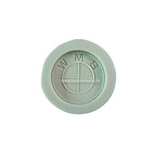 Silicone Luxury Car Designer Logo Mould Fondant Mould, 7cm diameter Silicone Luxury Car Designer Logo Mould Fondant Mould, 7cm diameter