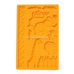 Zoo Animal Jungle World Lion Grass Monkey Silicone Mold Cake Zoo Animal Jungle World Lion Grass Monkey Silicone Mold Cake