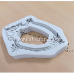 Vintage Mirror Fondant/ Silicon/ Clay Marzipan For Cake Decoration Vintage Mirror Fondant/ Silicon/ Clay Marzipan For Cake Decoration