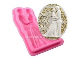 Wedding Couple Silicon Fondant Mould for Cake Decoration Wedding Couple Silicon Fondant Mould for Cake Decoration