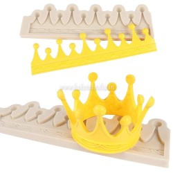 Crown Silicon Fondant Mould for Cake Decoration Crown Silicon Fondant Mould for Cake Decoration