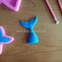 Silicone Mermaid Fish Tail Fondant Resin Marzipan Clay Mould (Small Size) Silicone Mermaid Fish Tail Fondant Resin Marzipan Clay Mould (Small Size)