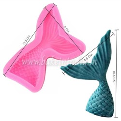 Silicone Mermaid Fish Tail Fondant Resin Marzipan Clay Mould Silicone Mermaid Fish Tail Fondant Resin Marzipan Clay Mould